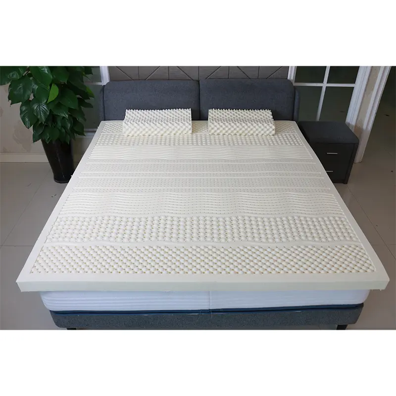7-Zone Flat Lated Topper ho an'ny matory
